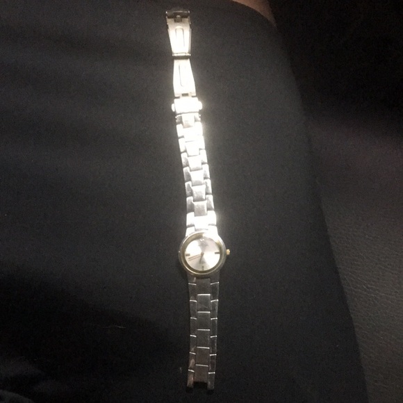 Silver and Gold Two-Tone Watch